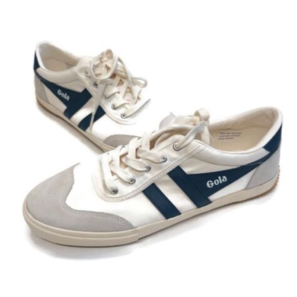 Gola Shoes - Gola Trainers Womens White Blue Casual Shoes Sneakers Trainers US 9/UK 7